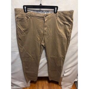 Peter Millar Tan Straight Fit Chinos Pants Waist 42x32
